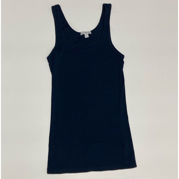 Standard James Perse Women's Dark Navy Blue Black Tank Top Size 2 - Picture 6 of 12